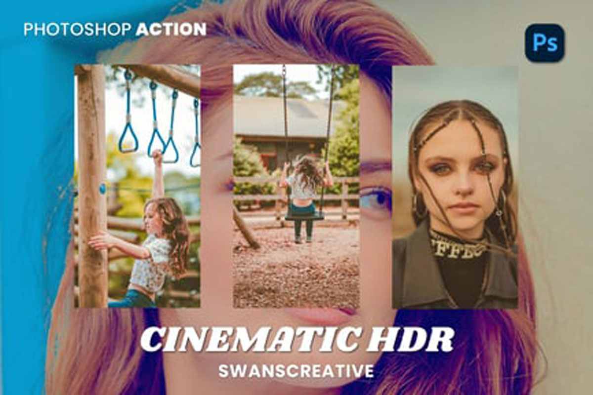 电影级HDR PS动作脚本特效滤镜设计素材