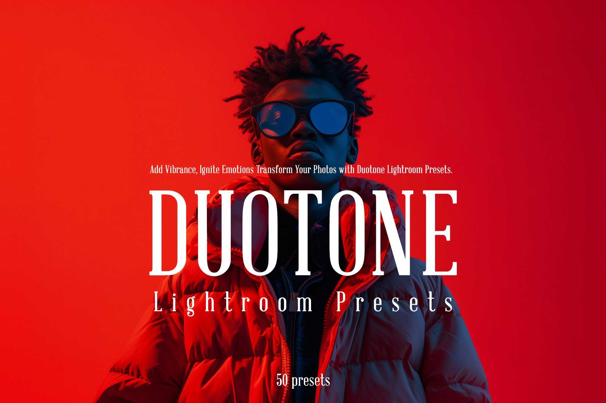 双色调Lightroom预设&动作与预设包 Duotone Lightroom Presets Actions