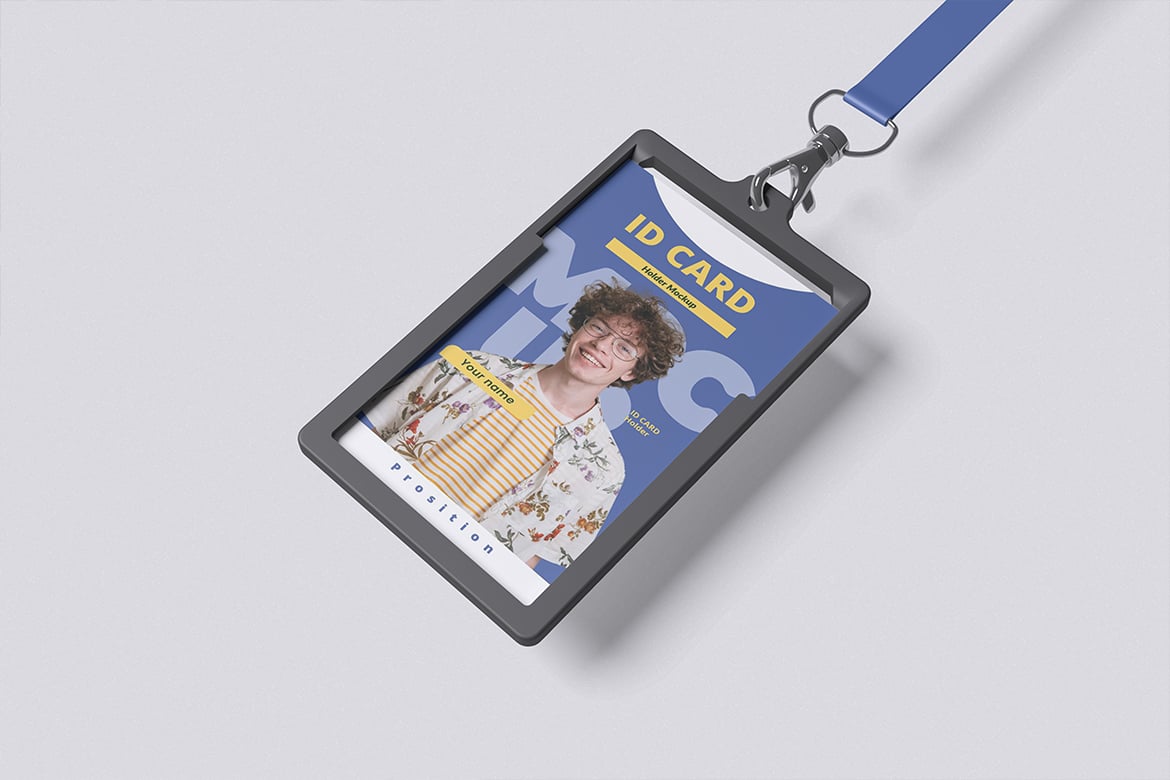 身份证卡套模型样机 ID card holder mockup