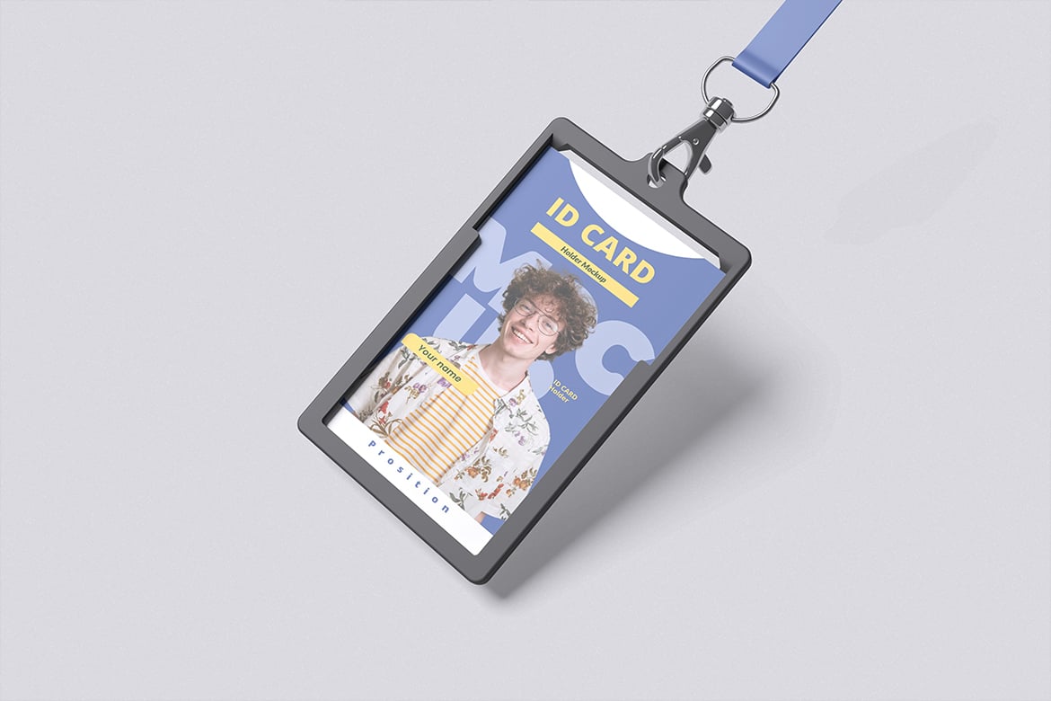 身份证卡套模型样机 ID card holder mockup