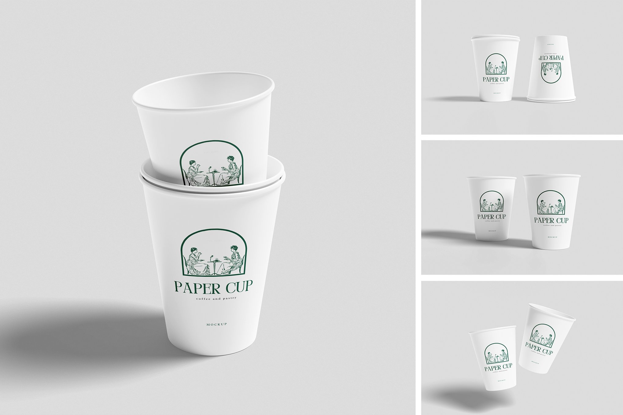纸杯模型样机  Paper Cup Mockup