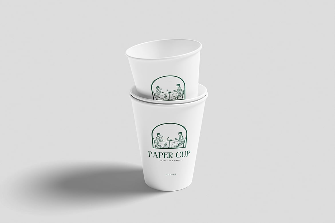 纸杯模型样机  Paper Cup Mockup