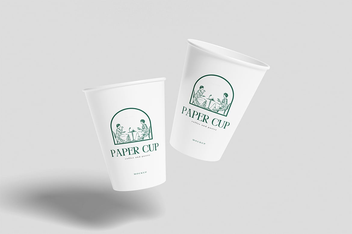 纸杯模型样机  Paper Cup Mockup