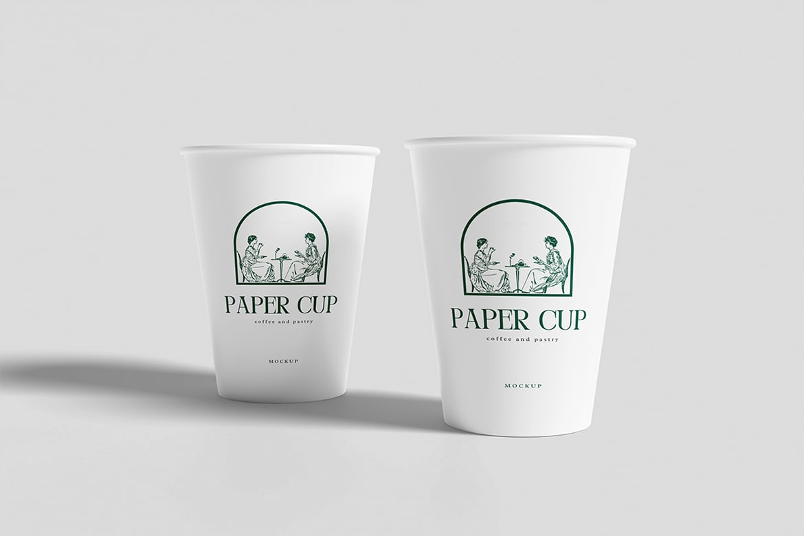 纸杯模型样机  Paper Cup Mockup