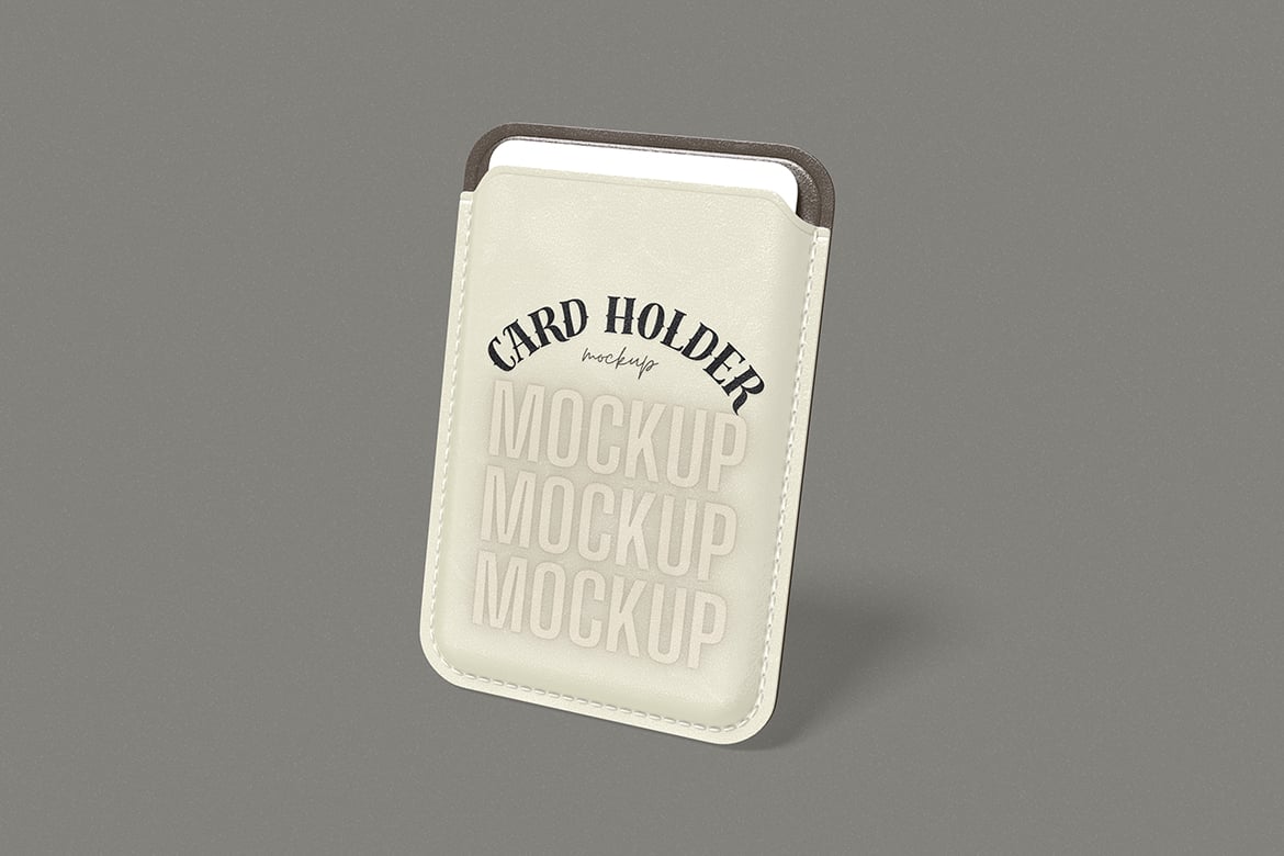 身份证卡套PSD模型样机 Id Card Holder Mockup