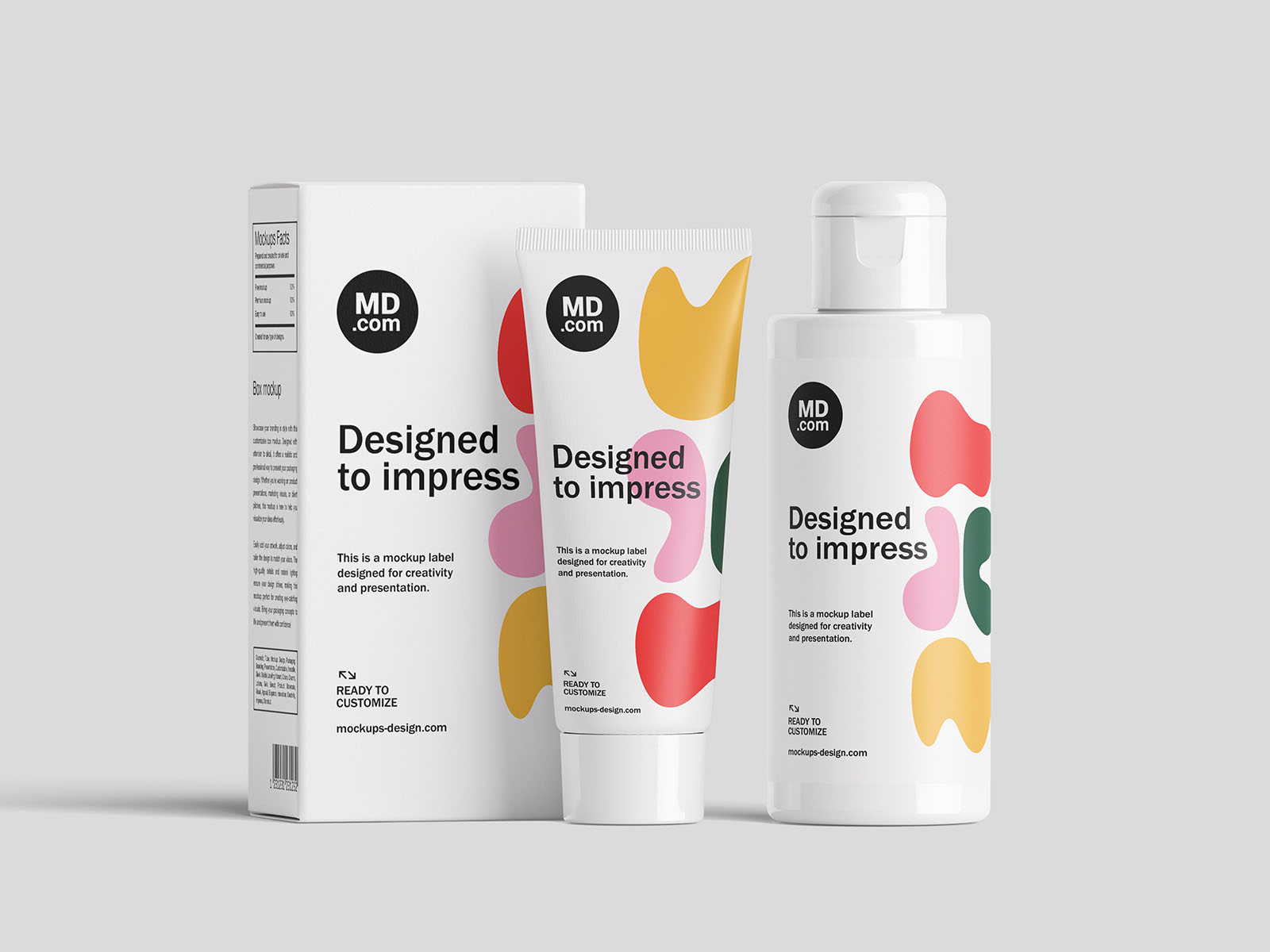 翻盖瓶PSD模型样机 Fliptop bottle mockup