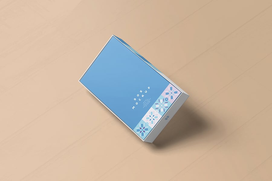 礼品盒模型样机 (PSD)
