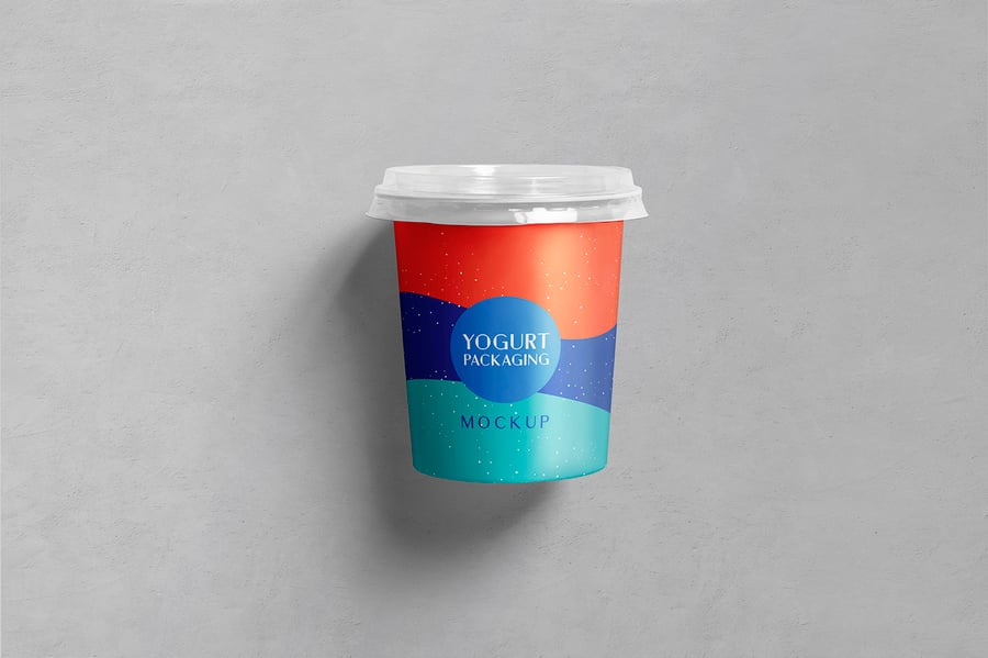 酸奶杯模型样机 (PSD)