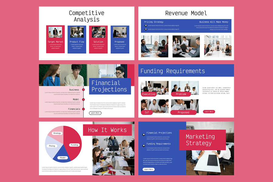 提案商业路演PPT模板 (PPTX)