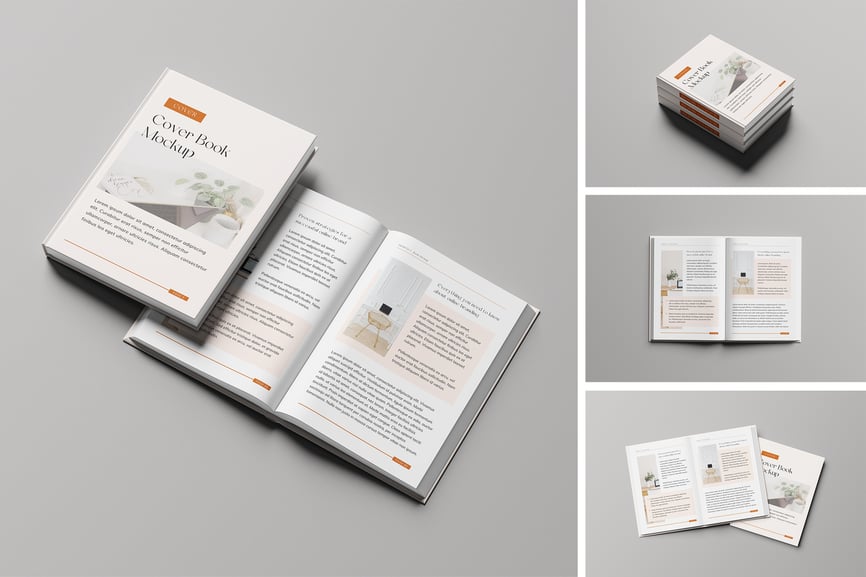 书模型样机 (PSD,PDF)