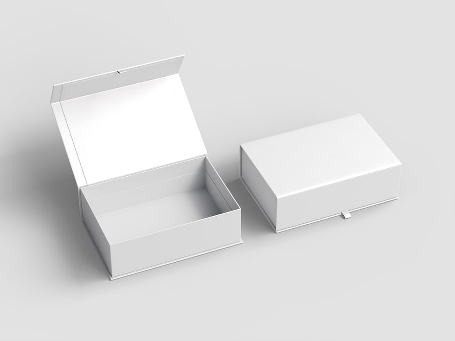 礼品盒品牌模型套装样机 (PSD)