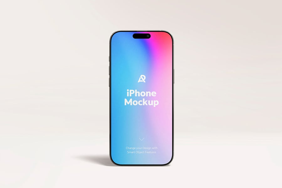 iPhone手机模型样机 (PSD)