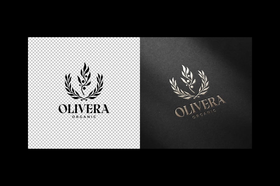 logo纸徽标模型样机 (PSD)