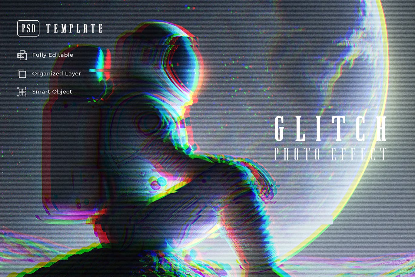 故障照片效果 (PSD)