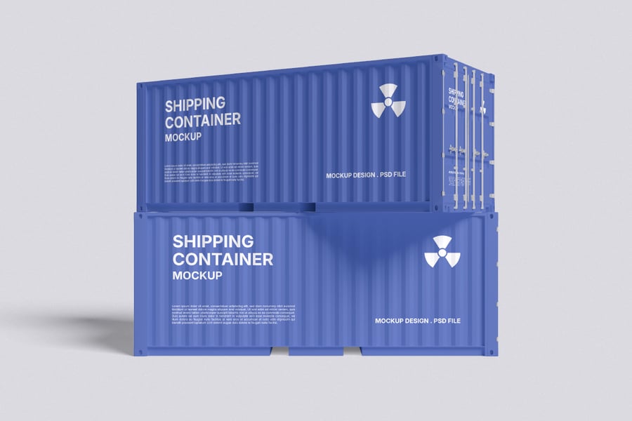 运输集装箱模型样机 (PSD)