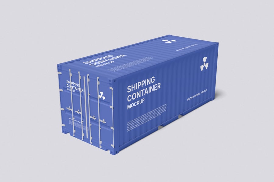 运输集装箱模型样机 (PSD)