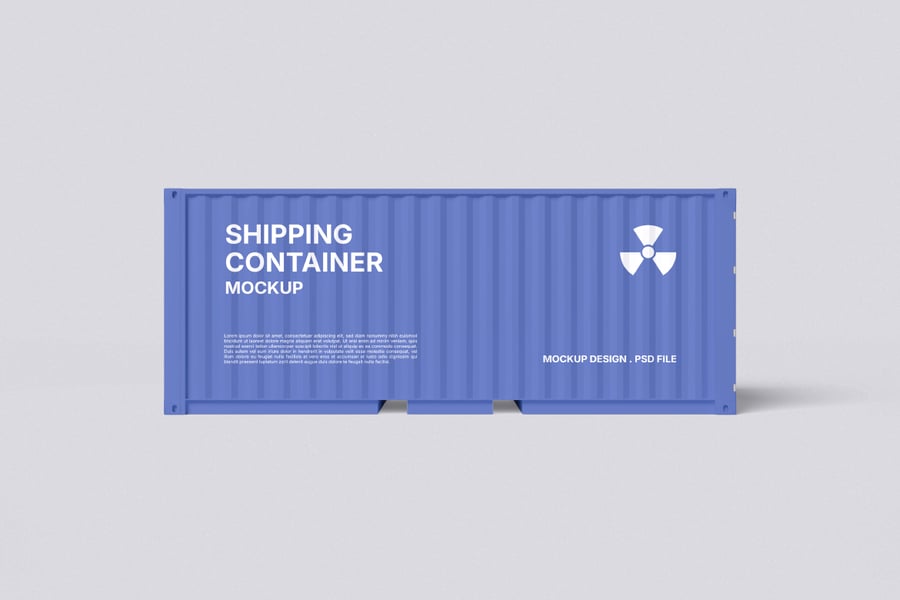 运输集装箱模型样机 (PSD)