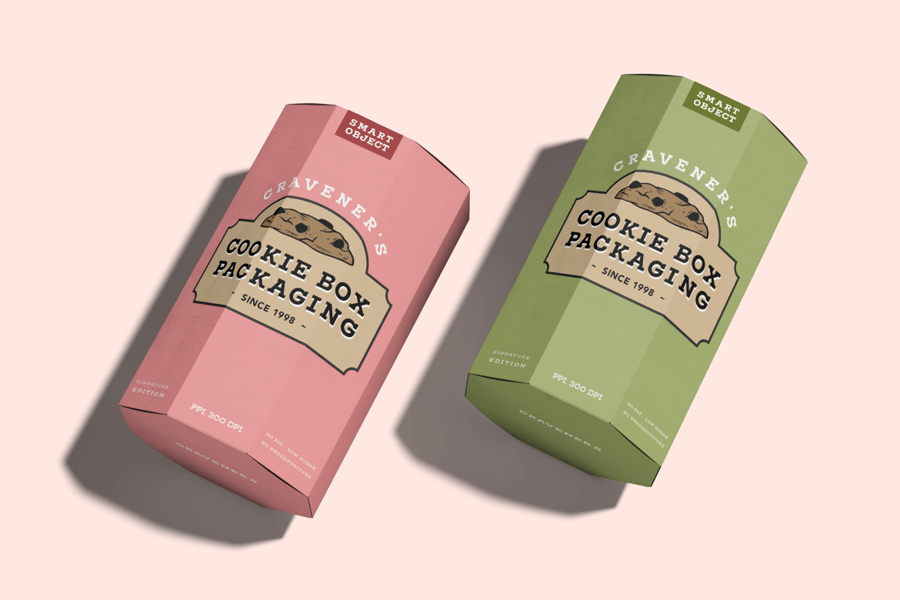 饼干盒样机 (PSD)