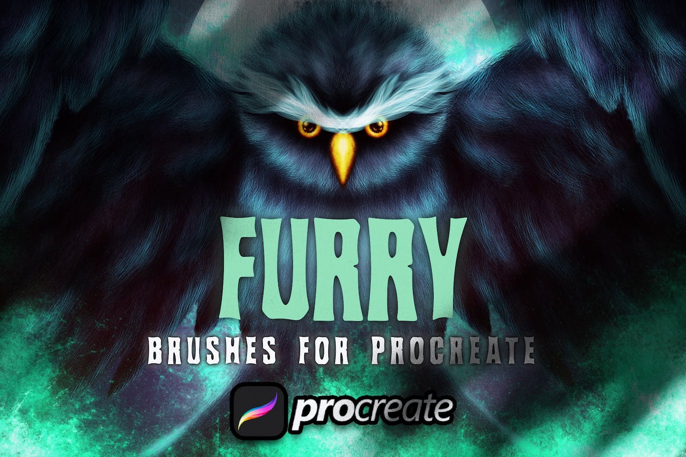 毛茸茸 procreate笔刷（BRUSHSET）