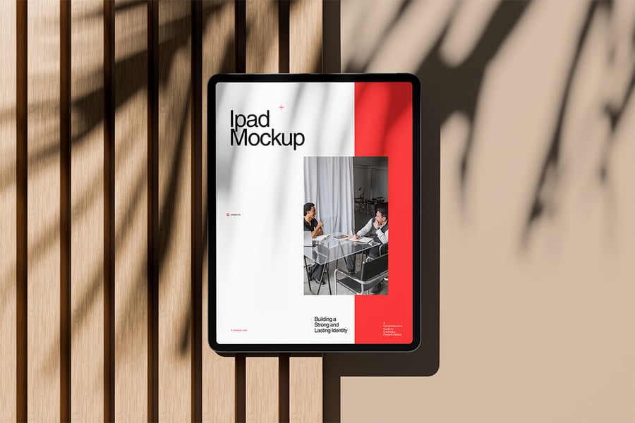 现实的iPad Pro模型样机 (PSD)