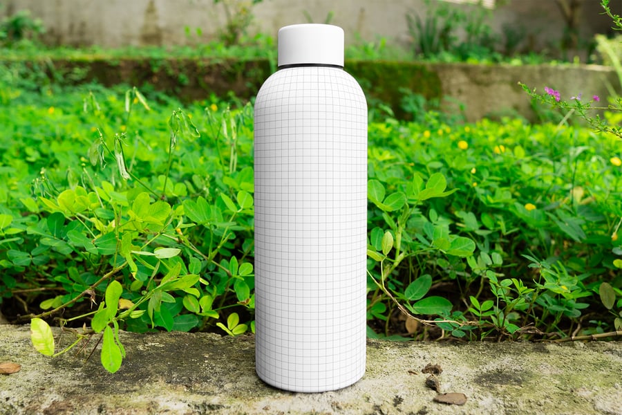 能量饮料瓶模型样机 (PSD) Energy Drove Bottle Mockup