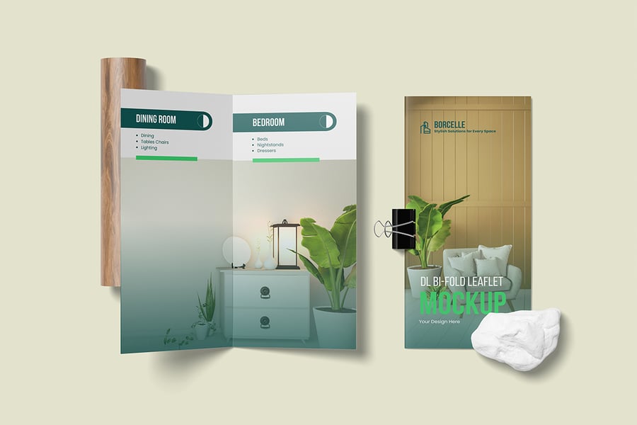 画册模型样机 (PSD,PDF)