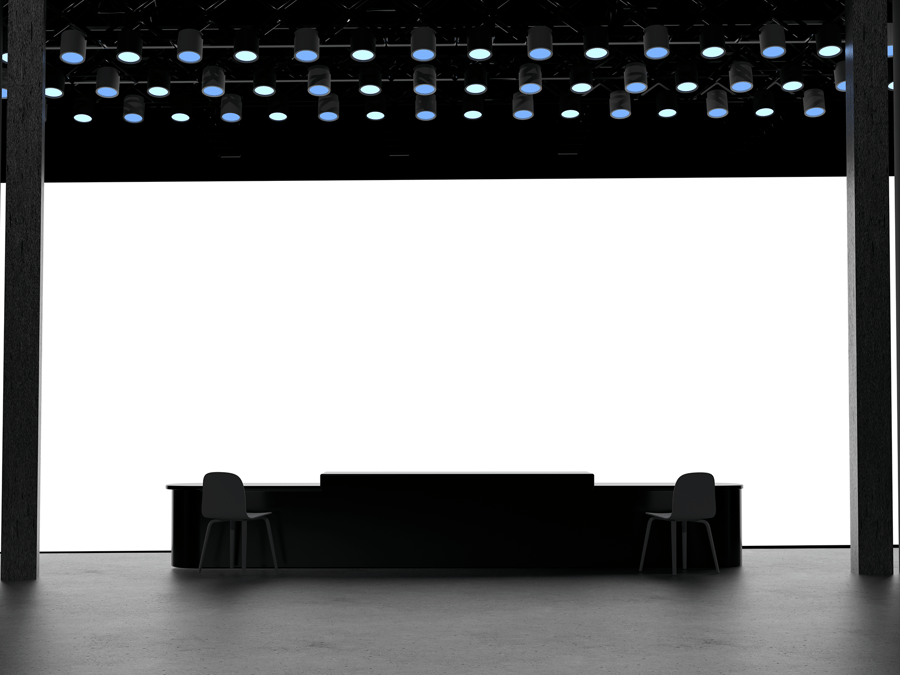 背景模型样机 (PSD) backdrop mockup