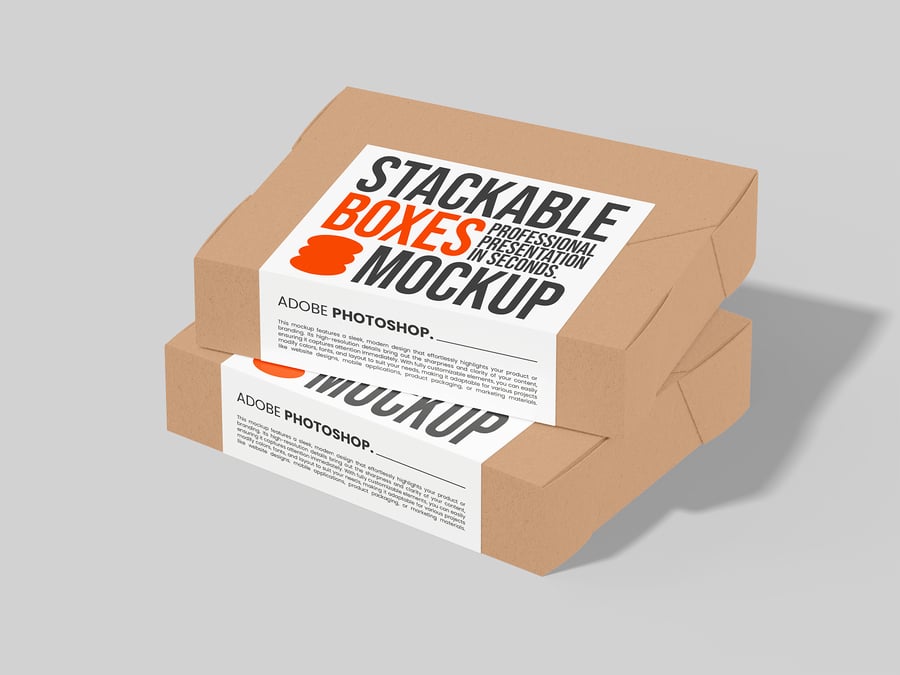 盒子模型 (PSD) box mockup