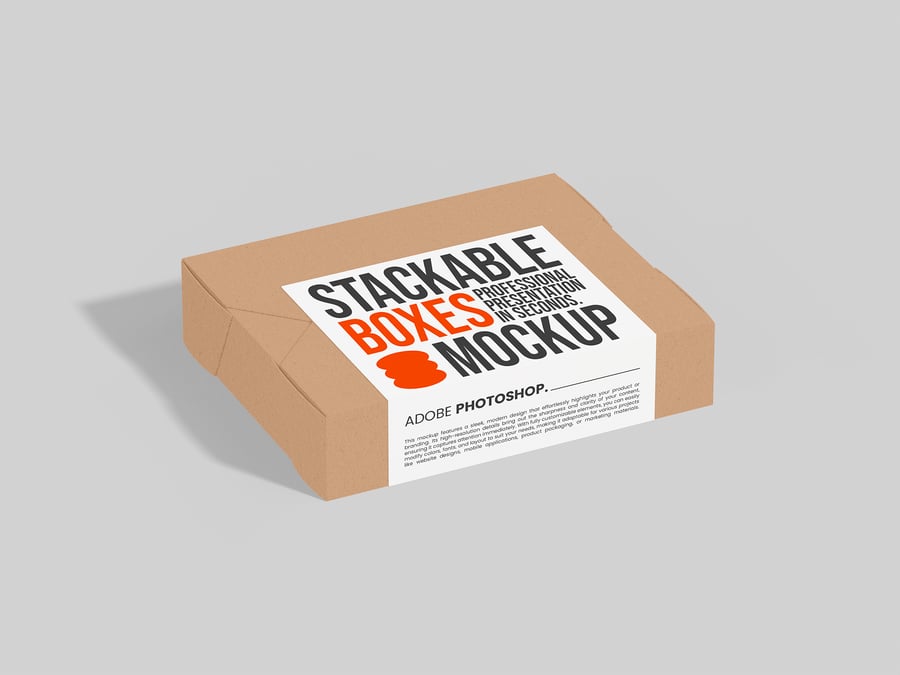 盒子模型 (PSD) box mockup