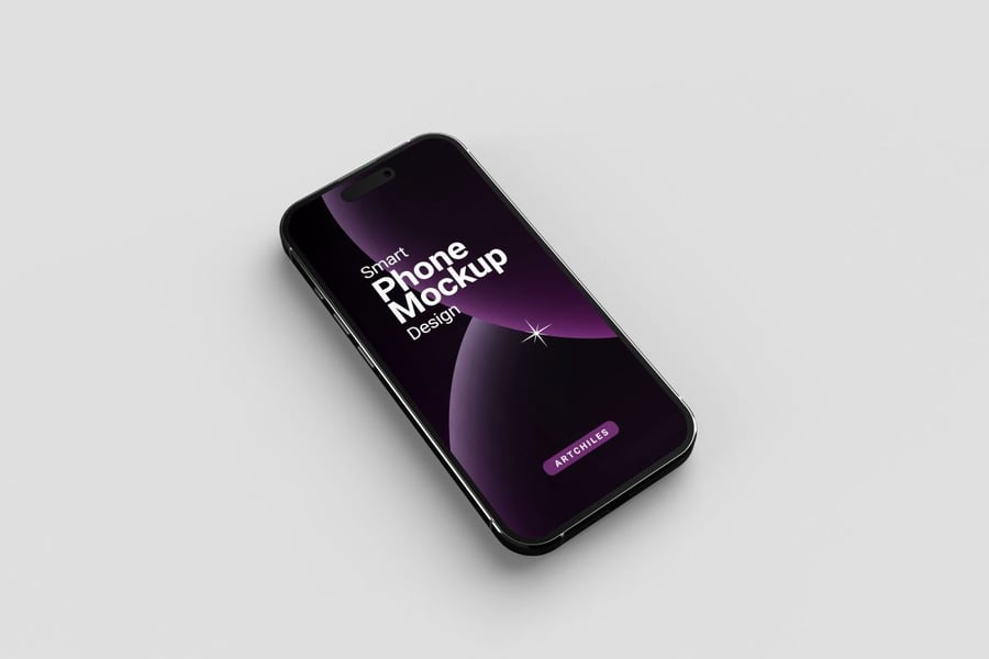 iPhone 16手机模型样机 (PSD,JPG) iphone 16 mockup