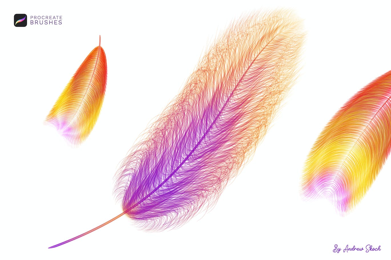 羽毛 procreate笔刷 (BRUSHSET)