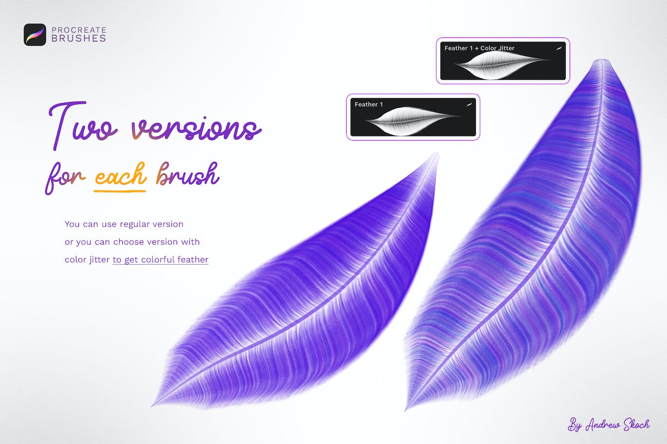 羽毛 procreate笔刷 (BRUSHSET)