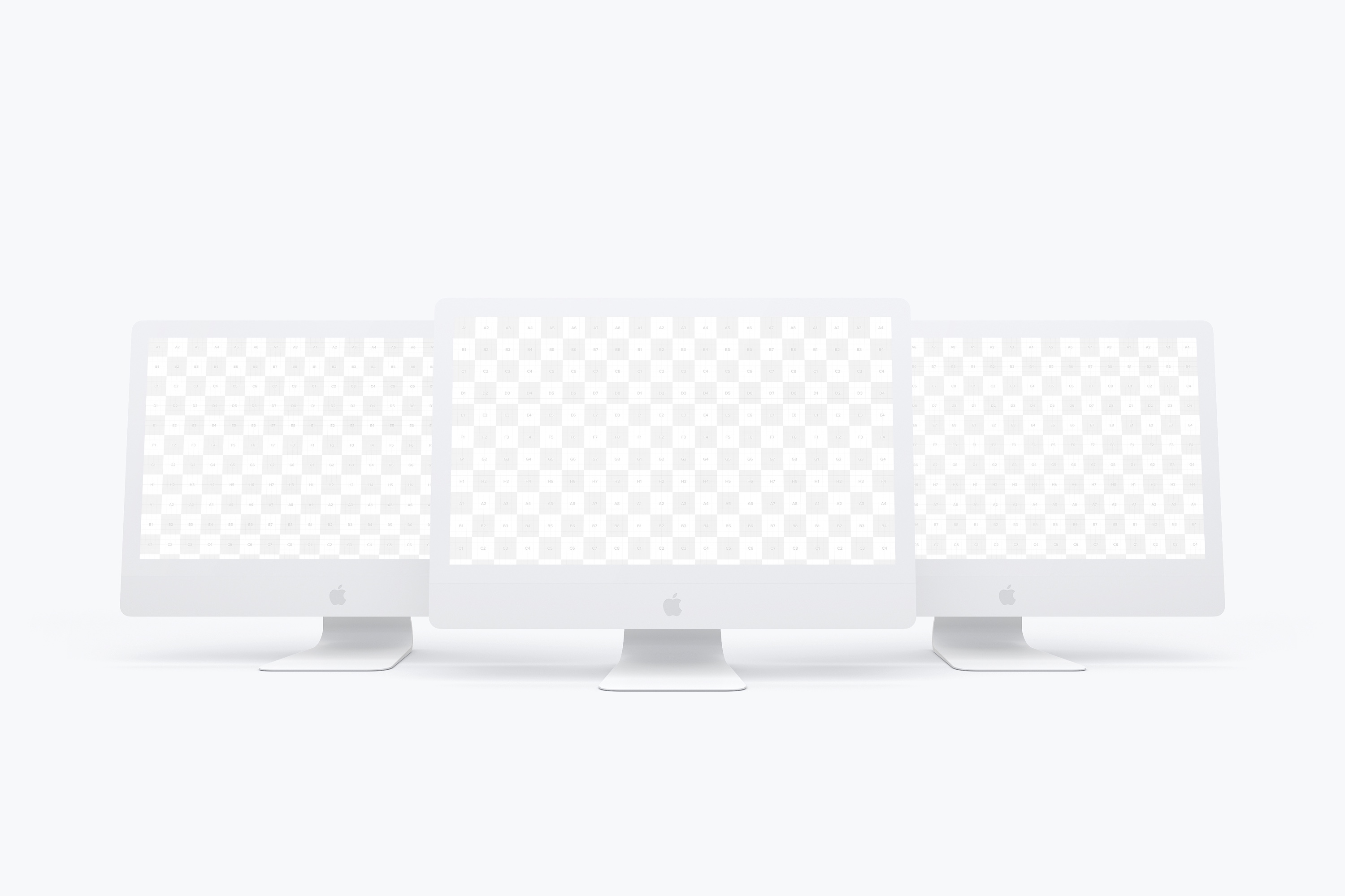 电脑样机素材 Clay iMac 27” Mockup 02