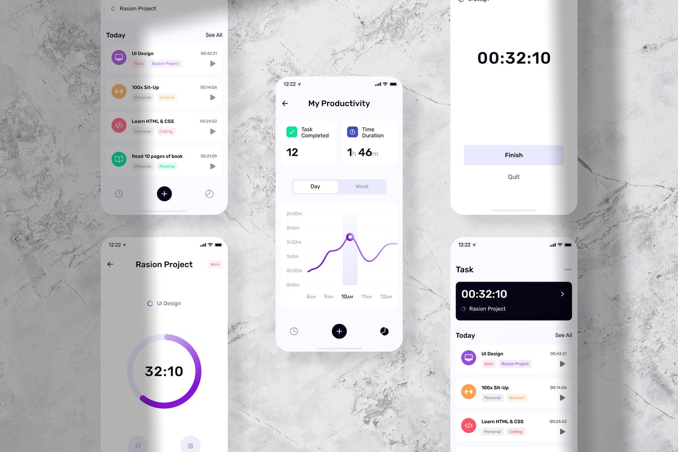 简约好用的手机APP UI应用程序样机展示模型mockups