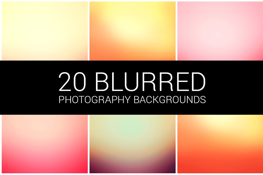 渐变背景纹理 Blurred Backgrounds Pack 02