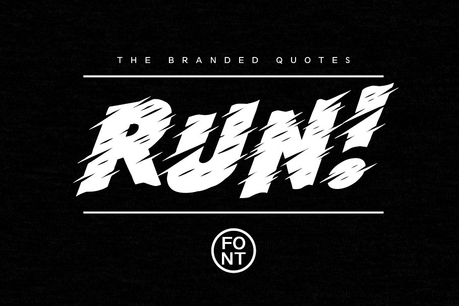 动感设计字体 Run! Font + Arcade Text Tutorial