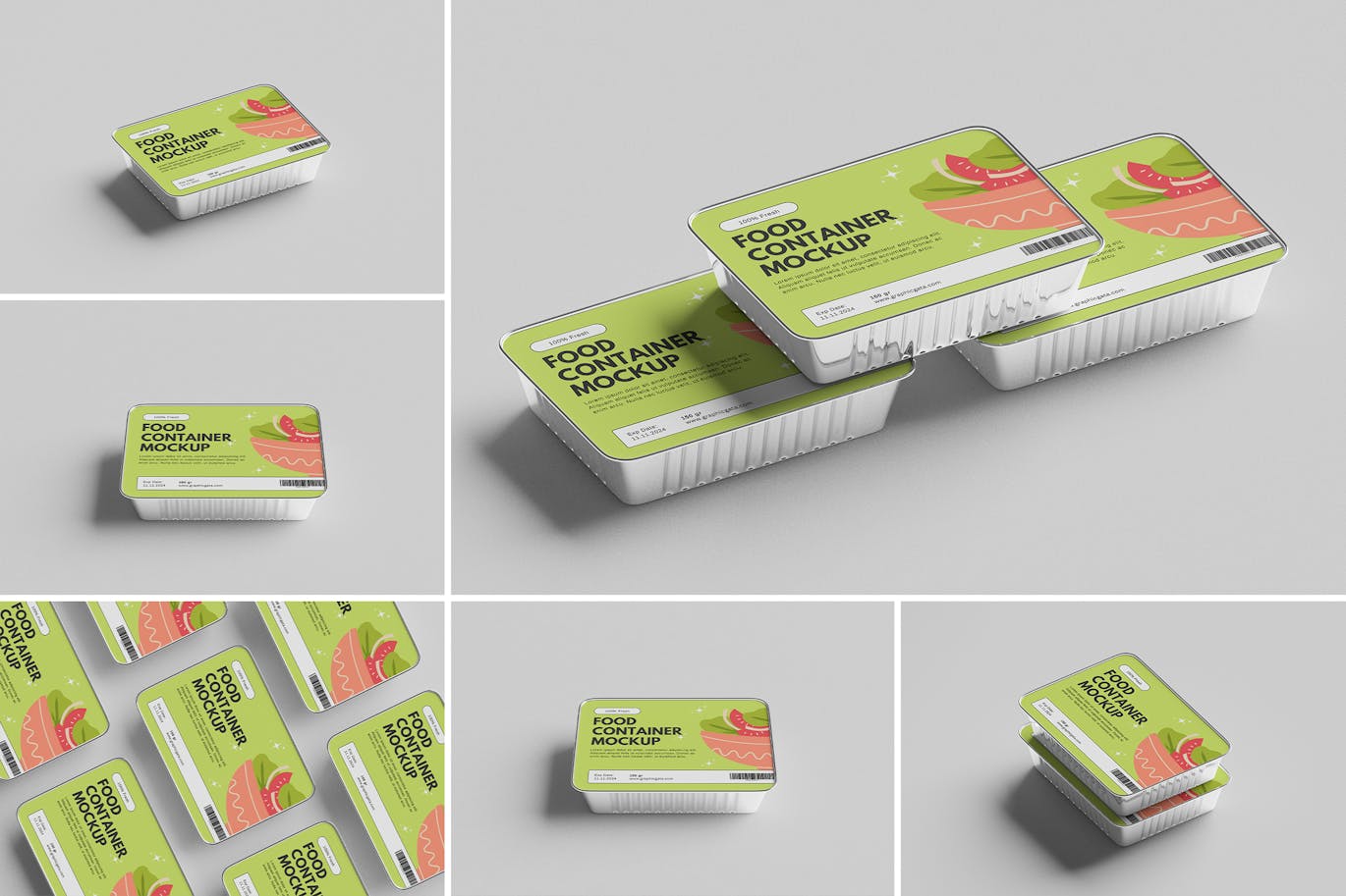 铝制食品容器样机 (PSD)