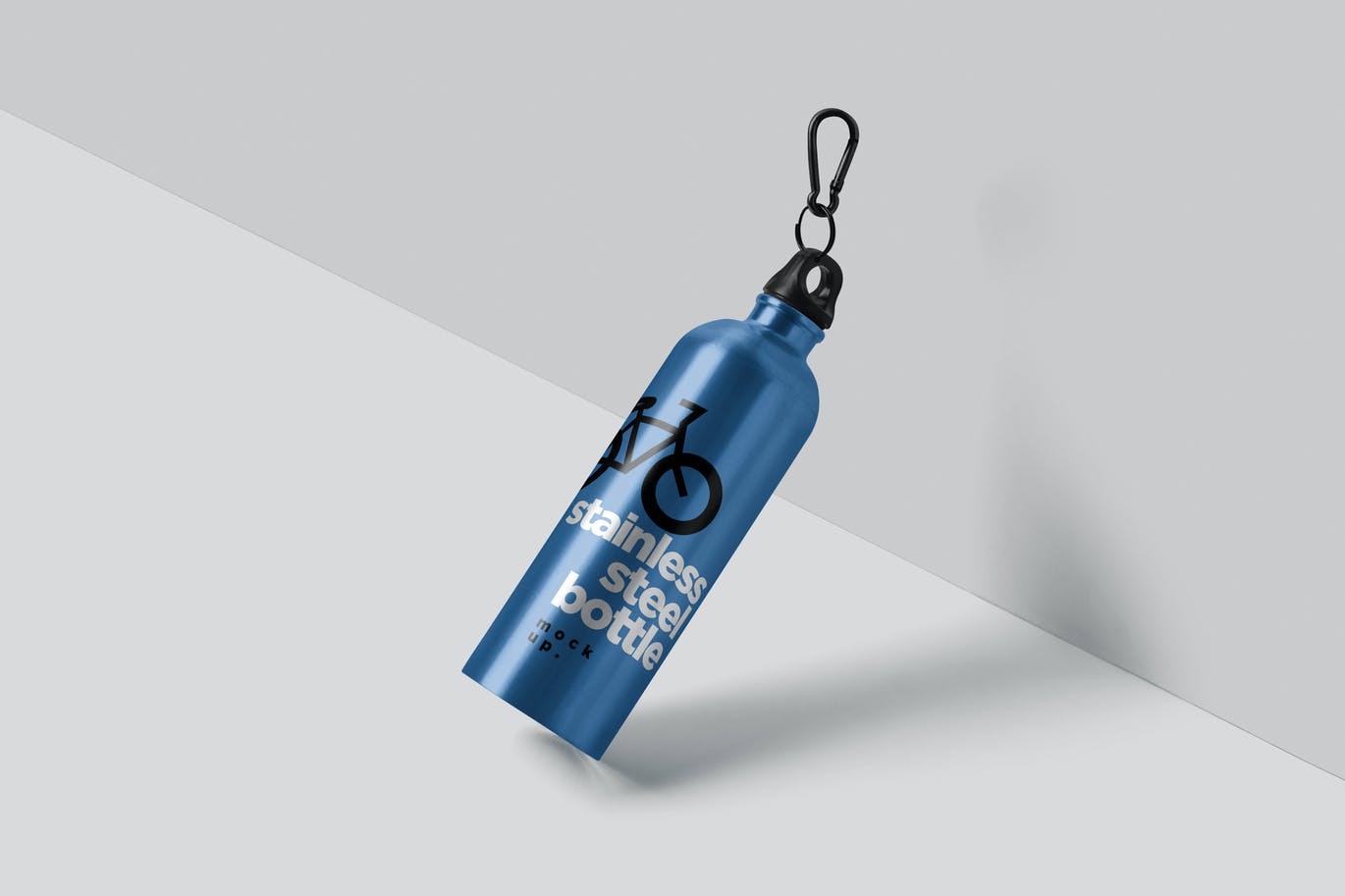 时尚高端高品质的热水瓶包装设计VI样机展示模型mockups