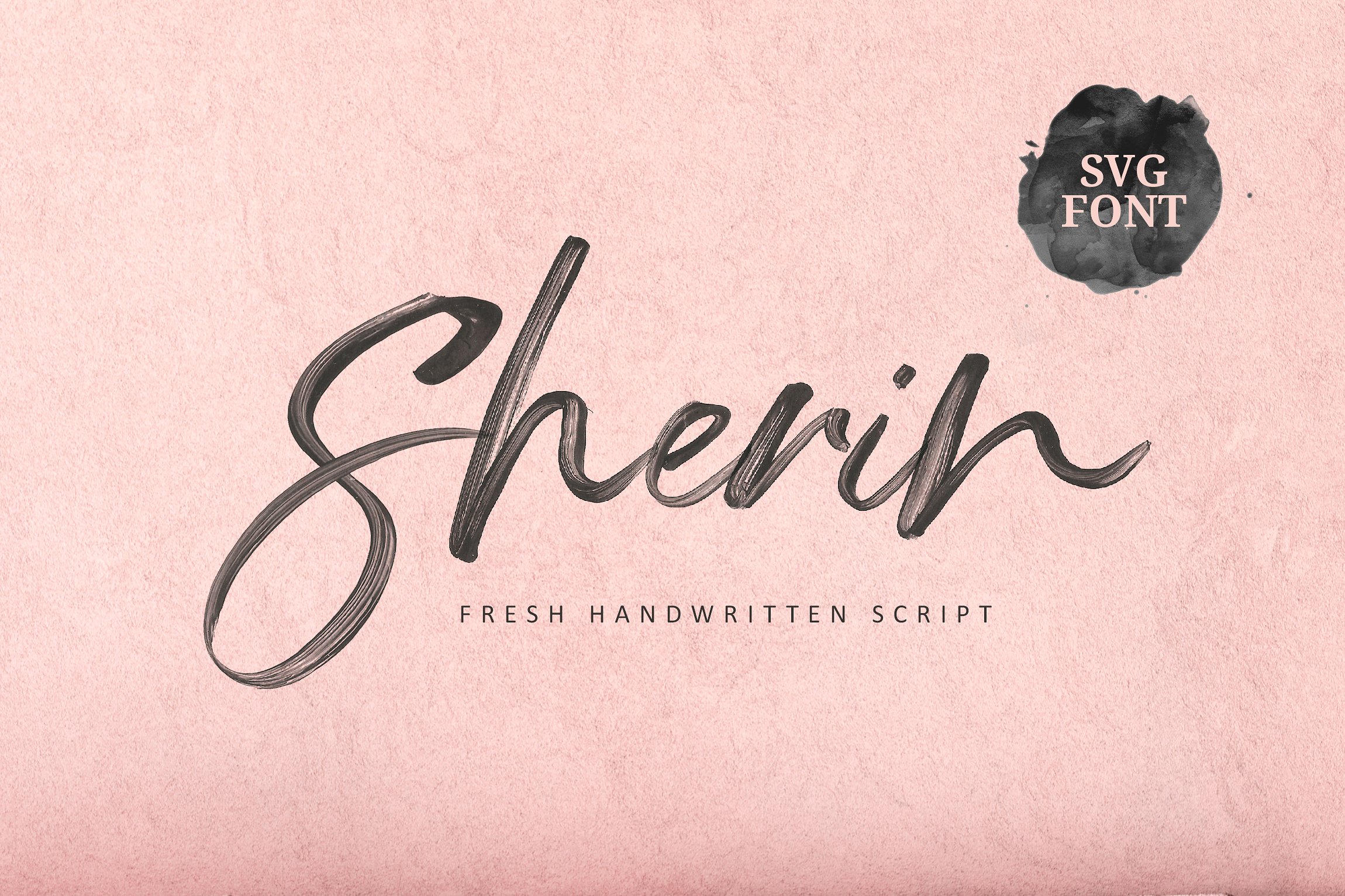 手写SVG字体 Sherin SVG Font