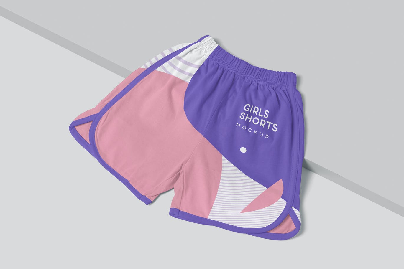 少见稀有的女士短裤服装设计VI样机展示模型mockups