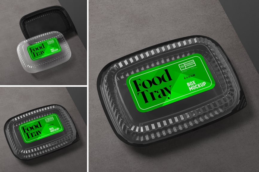 食品托盘样机 (PSD)