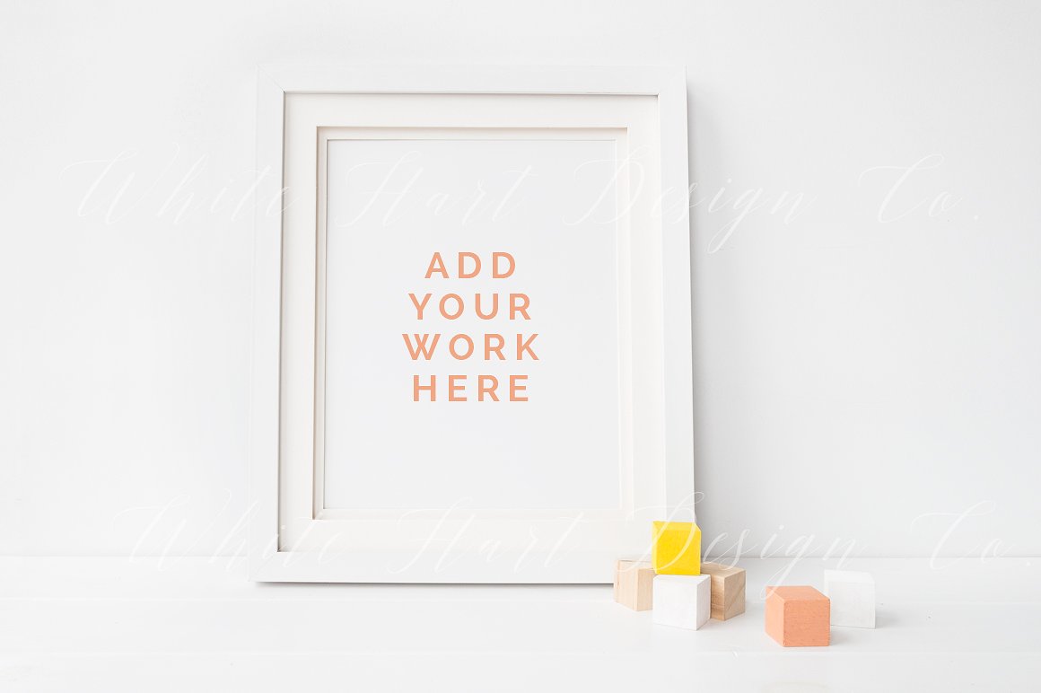 照片展示画框样机 Styled stock photo – Frame mock up