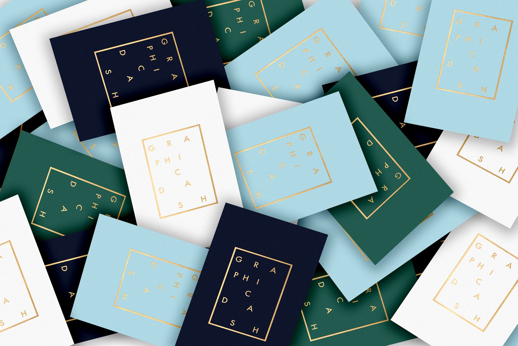 高端的商业名片设计展示样机 Business Cards Mockup